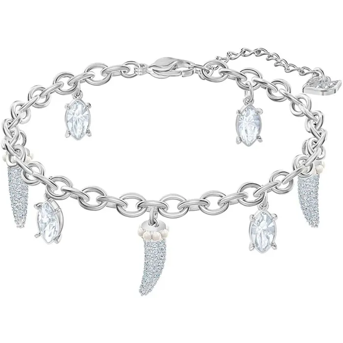 Bracelets Swarovski Swarovski Womens Bracelet Polar Bestiary Teeth Motifs Rhodium Plated 5501007 Bracelets Swarovski Swarovski Womens Bracelet Polar Bestiary Teeth Motifs Rhodium Plated 5501007