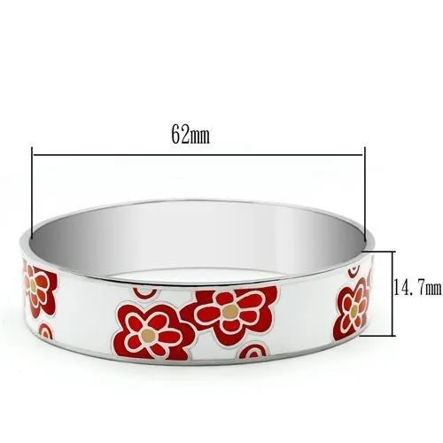 Bracelets TK288 High polished no plating Stainless Steel Bangle with Epoxy in No Stone Alamode