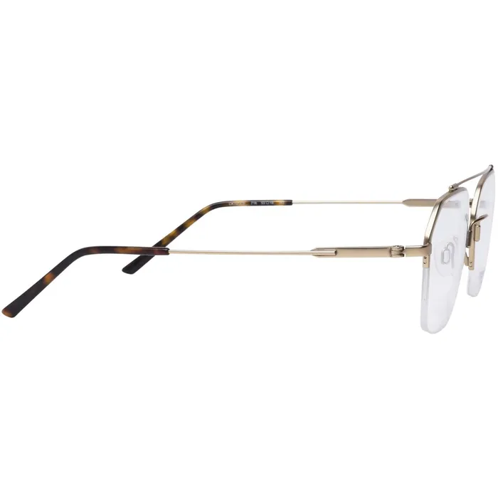 Calvin Klein Earrings Calvin Klein Mens Eyeglasses Satin Light Gold Square CALVIN KLEIN CK19143F 716