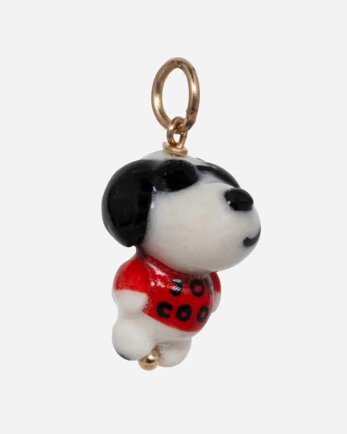 Charm Necklaces OKSCHARMS Joe Cool Snoopy Charm Charm Necklaces OKSCHARMS Joe Cool Snoopy Charm