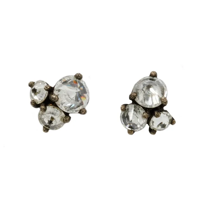 Charm Necklaces TAP By Todd Pownell Inverted Diamond Cluster Studs