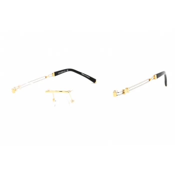 Charriol Mens Eyeglasses Shiny GoldSilver Titanium Rectangular Frame PC75088 C03 Charriol Rings Charriol Mens Eyeglasses Shiny GoldSilver Titanium Rectangular Frame PC75088 C03 Charriol Rings