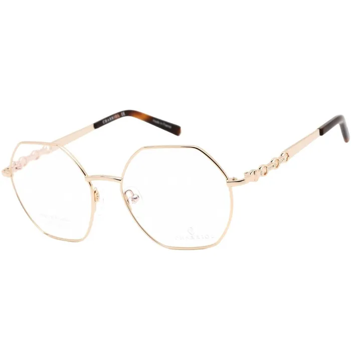Charriol PreStyled Sets Charriol Womens Eyeglasses Clear Lens Shiny Gold and Tortoise Frame PC71038 C01