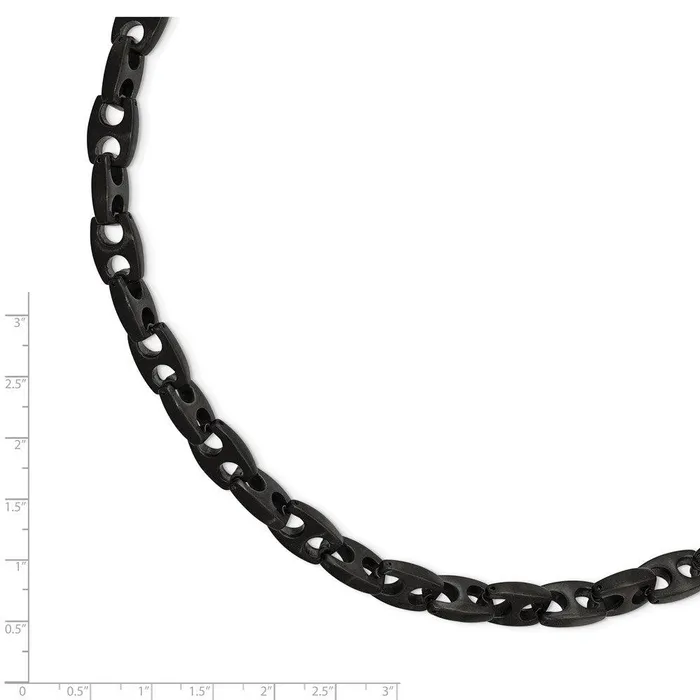 Chisel Bracelets Stainless Steel Brushed Black IP Link Bracelet Chisel Bracelets Stainless Steel Brushed Black IP Link Bracelet