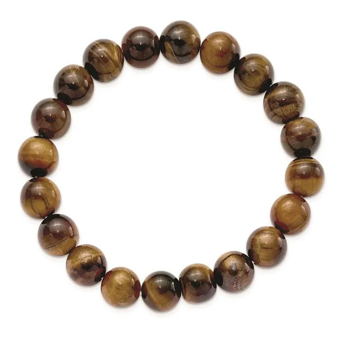 Chisel Bracelets Yellow Tigers Eye Agate Beaded Stretch Bracelet Chisel Bracelets Yellow Tigers Eye Agate Beaded Stretch Bracelet