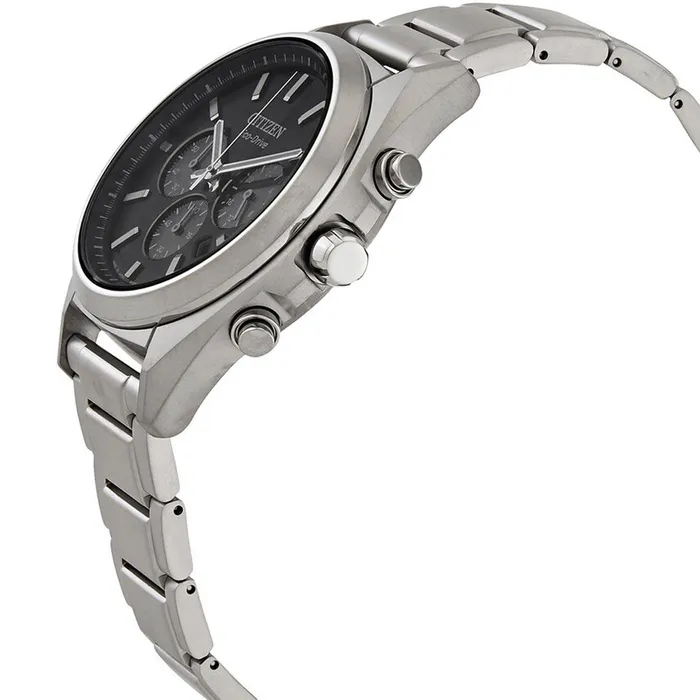 Citizen Bracelets Citizen Mens Watch Attesa Chrono Black Dial Titanium Bracelet CA439055E Citizen Bracelets Citizen Mens Watch Attesa Chrono Black Dial Titanium Bracelet CA439055E