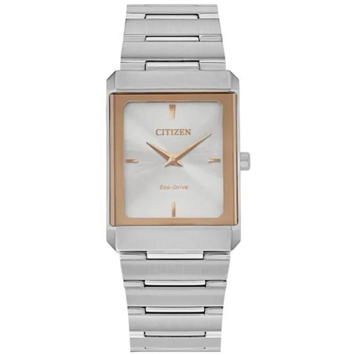 Citizen Bracelets Citizen Unisex Eco Drive Watch Stiletto Silver Tone Bracelet EG601658A Citizen Bracelets Citizen Unisex Eco Drive Watch Stiletto Silver Tone Bracelet EG601658A