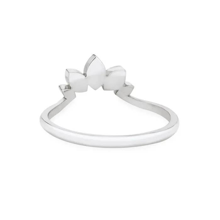 closebymejewelry Lotus Cremation Ring in Sterling Silver Rings