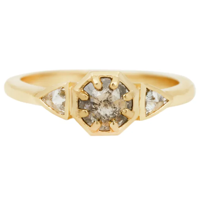 Cloudy Cleo Diamond Ring Lauren Wolf Jewelry Rings