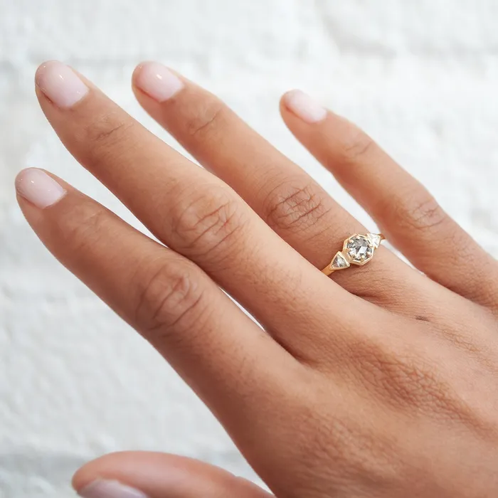 Cloudy Cleo Diamond Ring Lauren Wolf Jewelry Rings