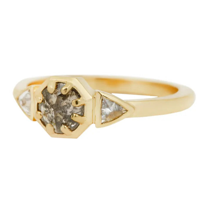 Cloudy Cleo Diamond Ring Lauren Wolf Jewelry Rings