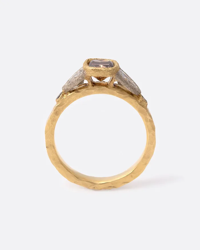 Cognac Diamond Ring TODD POWNELL Rings
