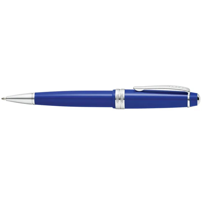 Cross Rings Cross Light Ballpoint Pen Bailey Blue and Silver Twist Action Propel AT07424