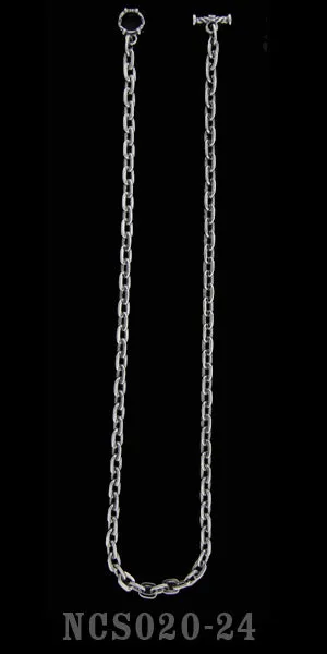 DCJ Necklaces 24 inch Oval Link Chain Necklace
