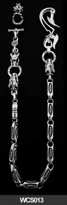 DCJ Thunder Hook with 3 Gargoyle DC Ring and Bio Links Wallet Chain Rings