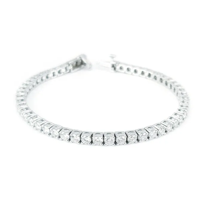 deBebians Bracelets 874cttw Forever One Moissanite Tennis Bracelet deBebians Bracelets 874cttw Forever One Moissanite Tennis Bracelet
