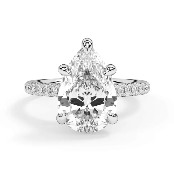 deBebians Rings Diamond Adorned Engagement Ring Setting