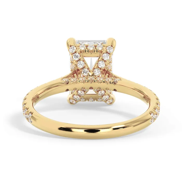 deBebians Rings Diamond Adorned Engagement Ring Setting