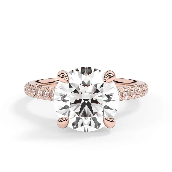 deBebians Rings Diamond Adorned Engagement Ring Setting