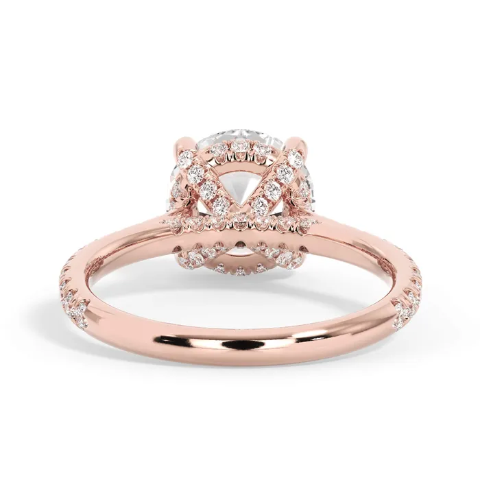 deBebians Rings Diamond Adorned Engagement Ring Setting