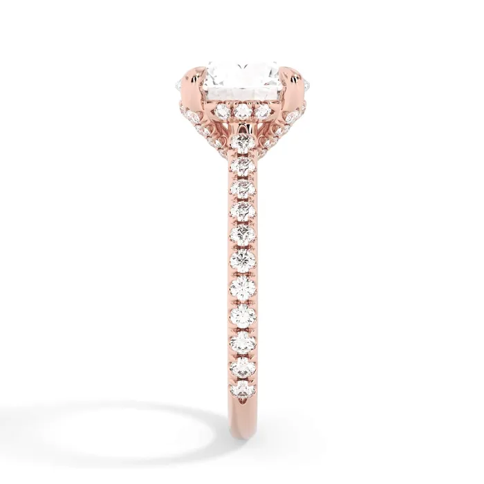 deBebians Rings Diamond Adorned Engagement Ring Setting
