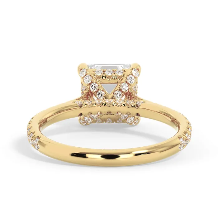deBebians Rings Diamond Adorned Engagement Ring Setting