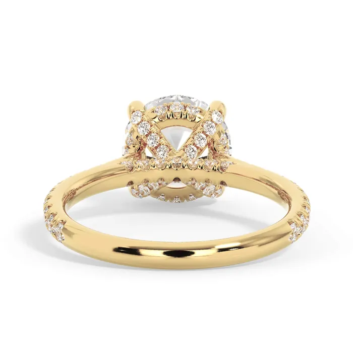 deBebians Rings Diamond Adorned Engagement Ring Setting