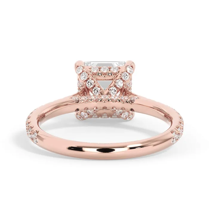 deBebians Rings Diamond Adorned Engagement Ring Setting