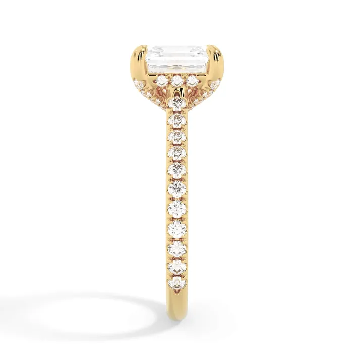 deBebians Rings Diamond Adorned Engagement Ring Setting