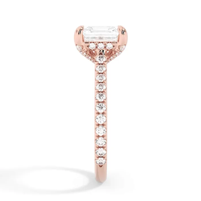 deBebians Rings Diamond Adorned Engagement Ring Setting
