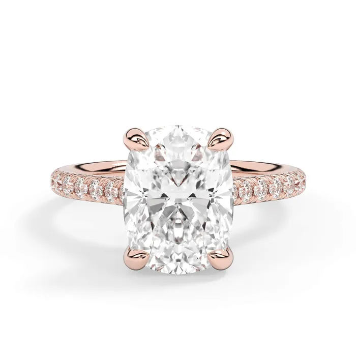 deBebians Rings Diamond Adorned Engagement Ring Setting