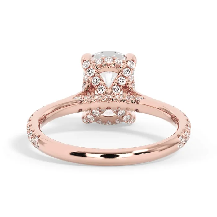 deBebians Rings Diamond Adorned Engagement Ring Setting