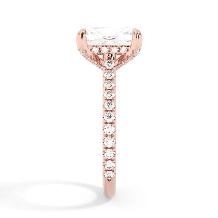 deBebians Rings Diamond Adorned Engagement Ring Setting