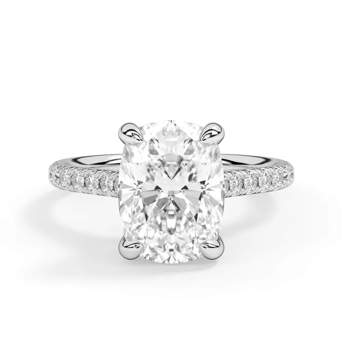 deBebians Rings Diamond Adorned Engagement Ring Setting