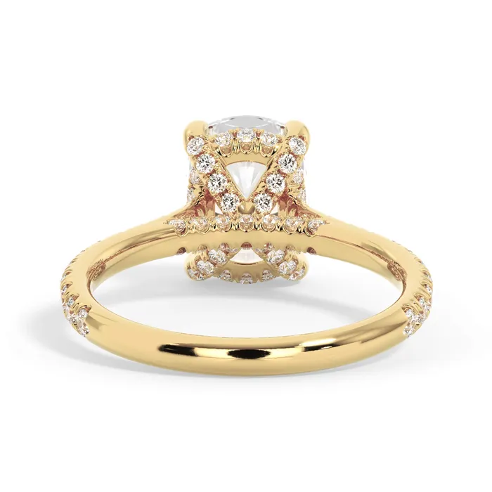 deBebians Rings Diamond Adorned Engagement Ring Setting