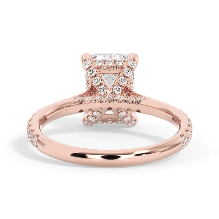 deBebians Rings Diamond Adorned Engagement Ring Setting
