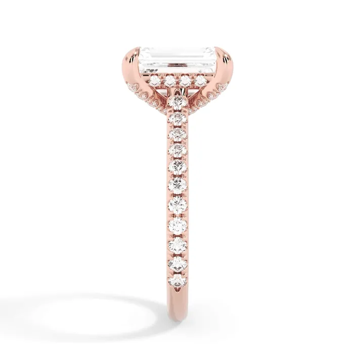 deBebians Rings Diamond Adorned Engagement Ring Setting
