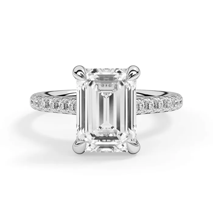 deBebians Rings Diamond Adorned Engagement Ring Setting