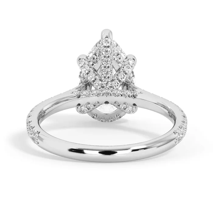 deBebians Rings Diamond Adorned Engagement Ring Setting