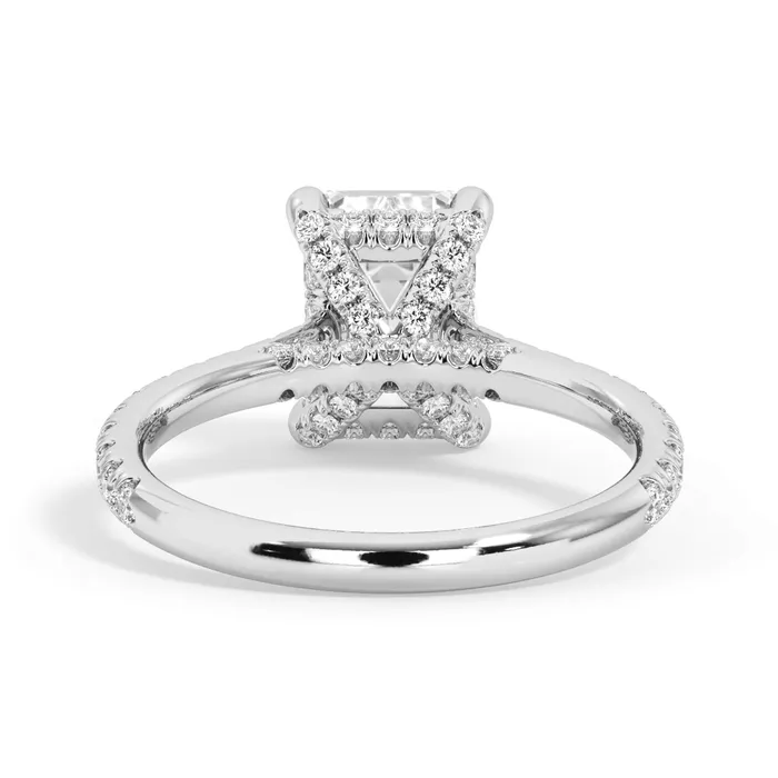 deBebians Rings Diamond Adorned Engagement Ring Setting