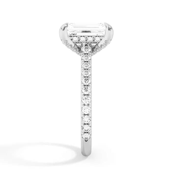 deBebians Rings Diamond Adorned Engagement Ring Setting