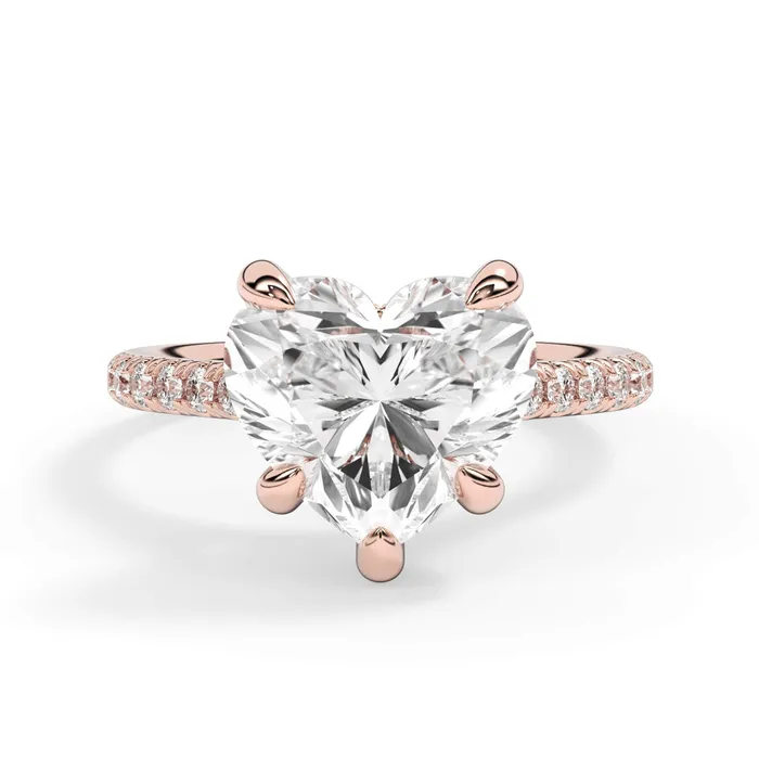 deBebians Rings Diamond Adorned Engagement Ring Setting