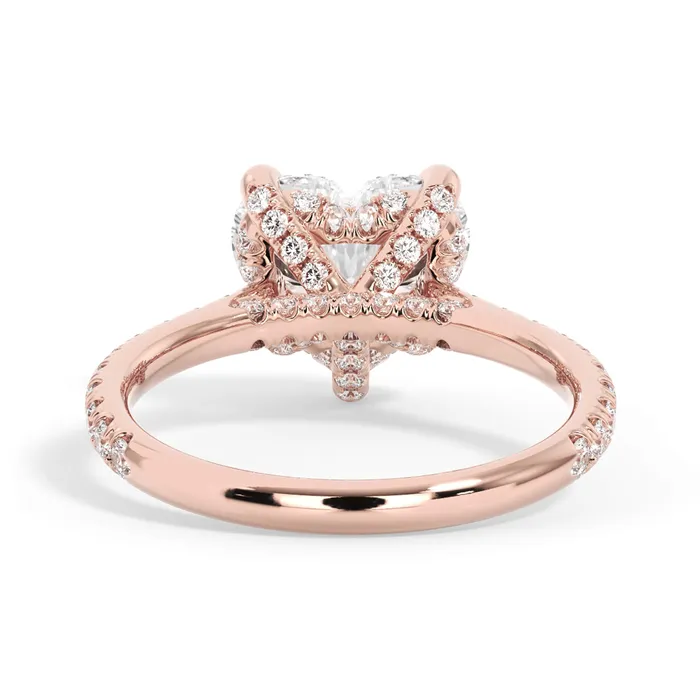 deBebians Rings Diamond Adorned Engagement Ring Setting