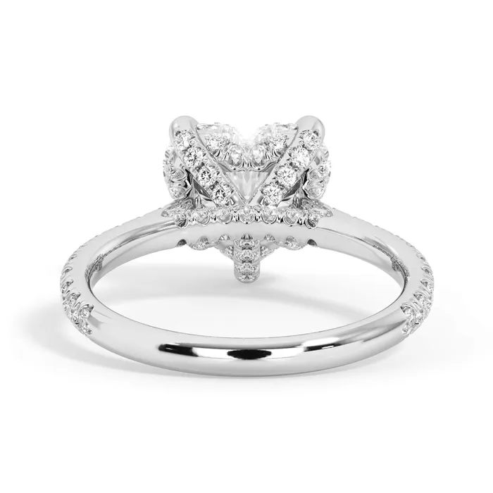 deBebians Rings Diamond Adorned Engagement Ring Setting