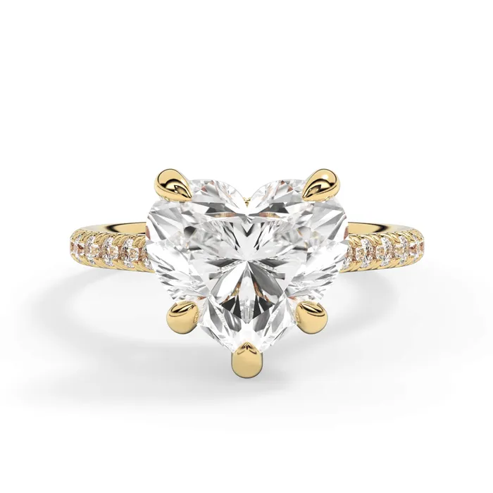 deBebians Rings Diamond Adorned Engagement Ring Setting