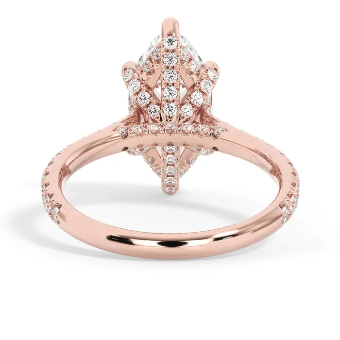 deBebians Rings Diamond Adorned Engagement Ring Setting