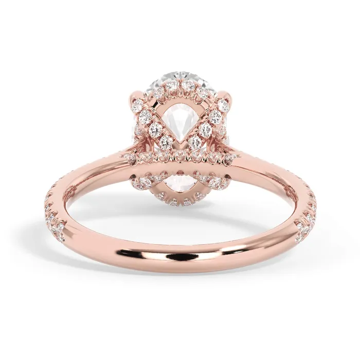 deBebians Rings Diamond Adorned Engagement Ring Setting