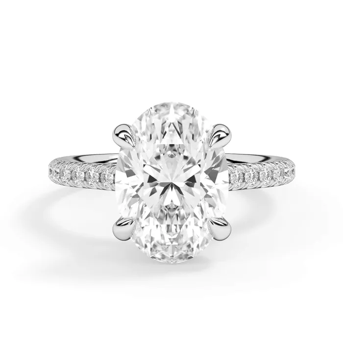 deBebians Rings Diamond Adorned Engagement Ring Setting