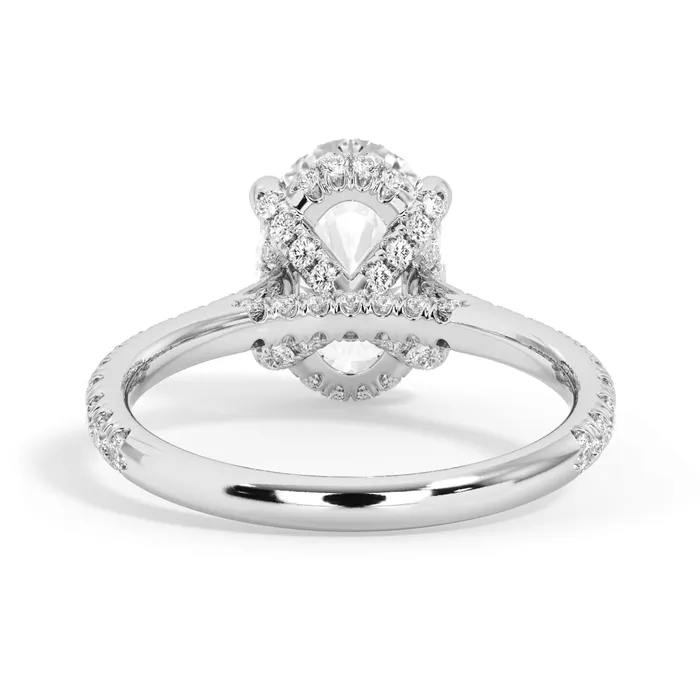 deBebians Rings Diamond Adorned Engagement Ring Setting
