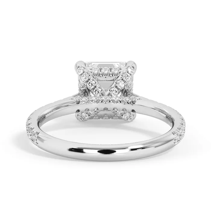 deBebians Rings Diamond Adorned Engagement Ring Setting
